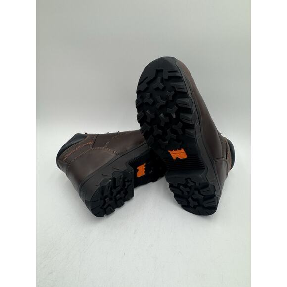 NEW Timberland WORKSTEAD Men's Composite Safety Toe Boot Brown US Size 8.5 Wide - Picture 9 of 11